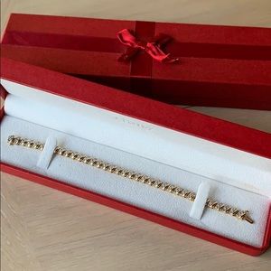 JCPenney .5tw J I3 10K over .925 Tennis Bracelet